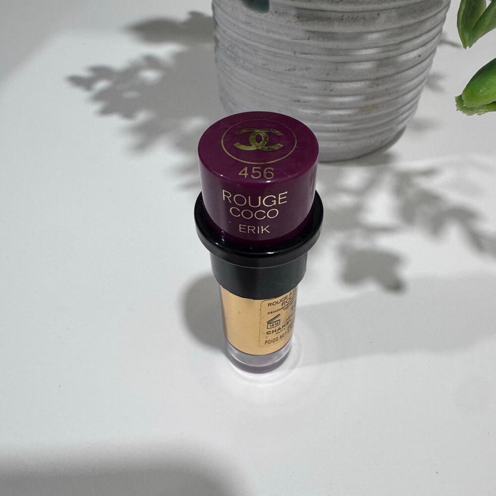 Chanel Erik 456 Rouge Coco Lipstick Discontinued New - Picture 4 of 4